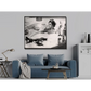 Wall Art Brigitte Bardot in the Bath Poster 40x60CM Black