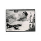 Wall Art Brigitte Bardot in the Bath Poster 70x100CM Black