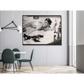 Wall Art Brigitte Bardot in the Bath Poster 80x120CM Black