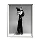 Wall Art Cher Music Black & White Poster 100x150CM Black