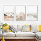 Wall Art Coastal Beach 3-Piece Set 60x90cm Wood Frame