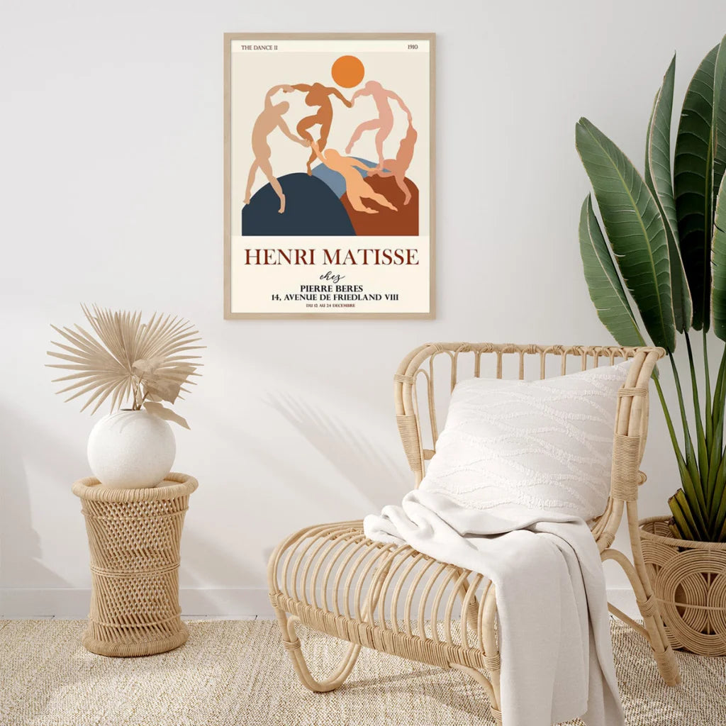 Wall Art Dancing by Henri Matisse Wood Frame Canvas 60cm x