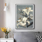 Wall Art Floral II Black Frame Canvas 40x60cm - Home &
