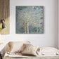 Wall Art Forest in the Twilight Trees Gold Frame Canvas