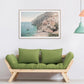 Wall Art Italy Amalfi Coast 60x90cm Wood Frame Canvas