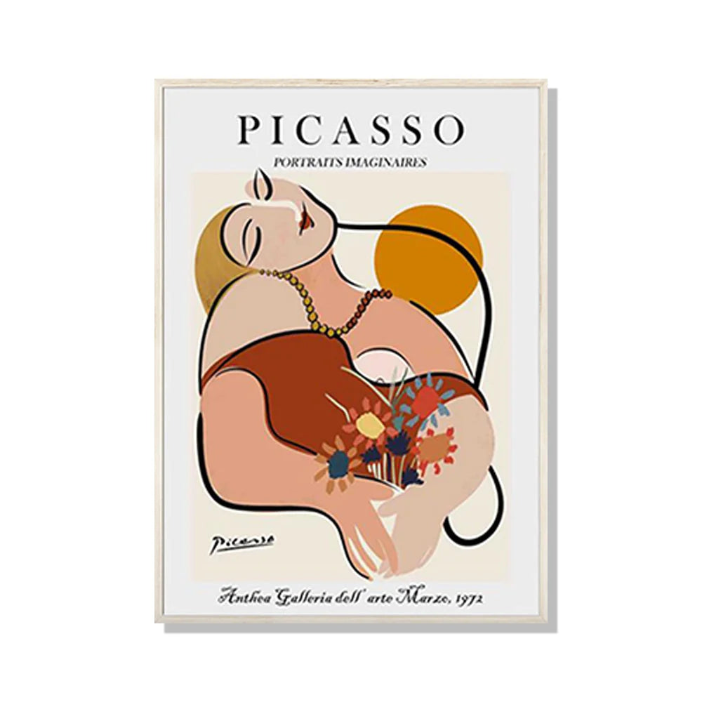 Wall Art Le Reve by Pablo Picasso Wood Frame Canvas