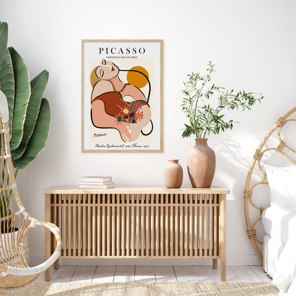 Wall Art Le Reve by Pablo Picasso Wood Frame Canvas