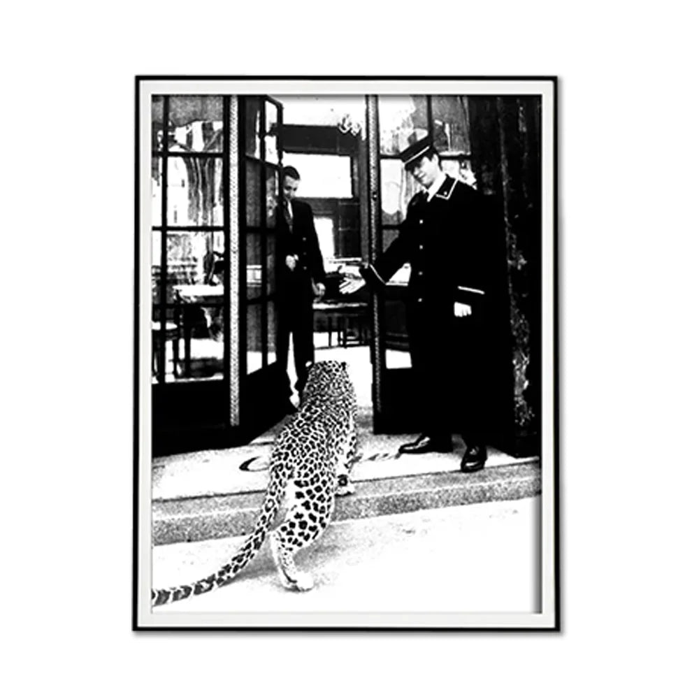 Wall Art Luxury Brand Leopard Jewelry Shop Poster 40x60cm