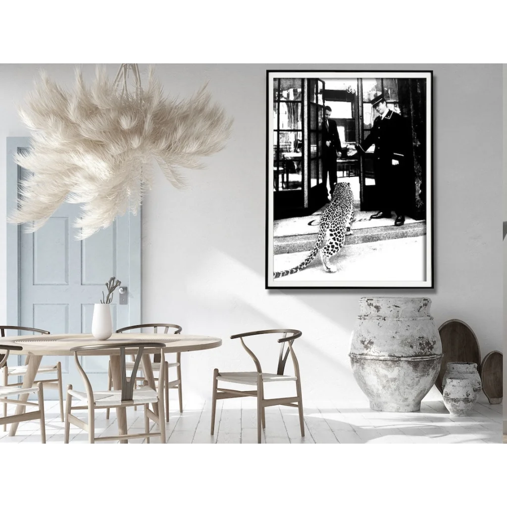 Wall Art Luxury Brand Leopard Jewelry Shop Poster 50x70cm