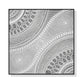 Wall Art Nayiri Bami 70x70cm Black Frame Canvas - Home &