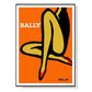 Wall Art Orange Legs Black Frame Canvas 40x60cm - Home &