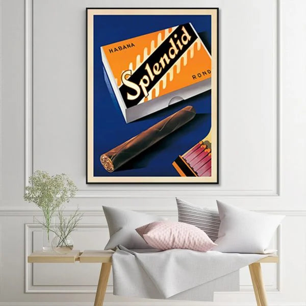 Wall Art Splendid 80cmx120cm Black Frame Canvas - Home &
