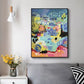 Wall Art Summer Smile B 70x100cm Black Frame Canvas - Home