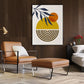 Wall Art Sun and Moon 50cmx70cm Black Frame Canvas - Home &