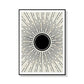 Wall Art Sun Rise Art Black Frame Canvas 50cmx70cm - Home &