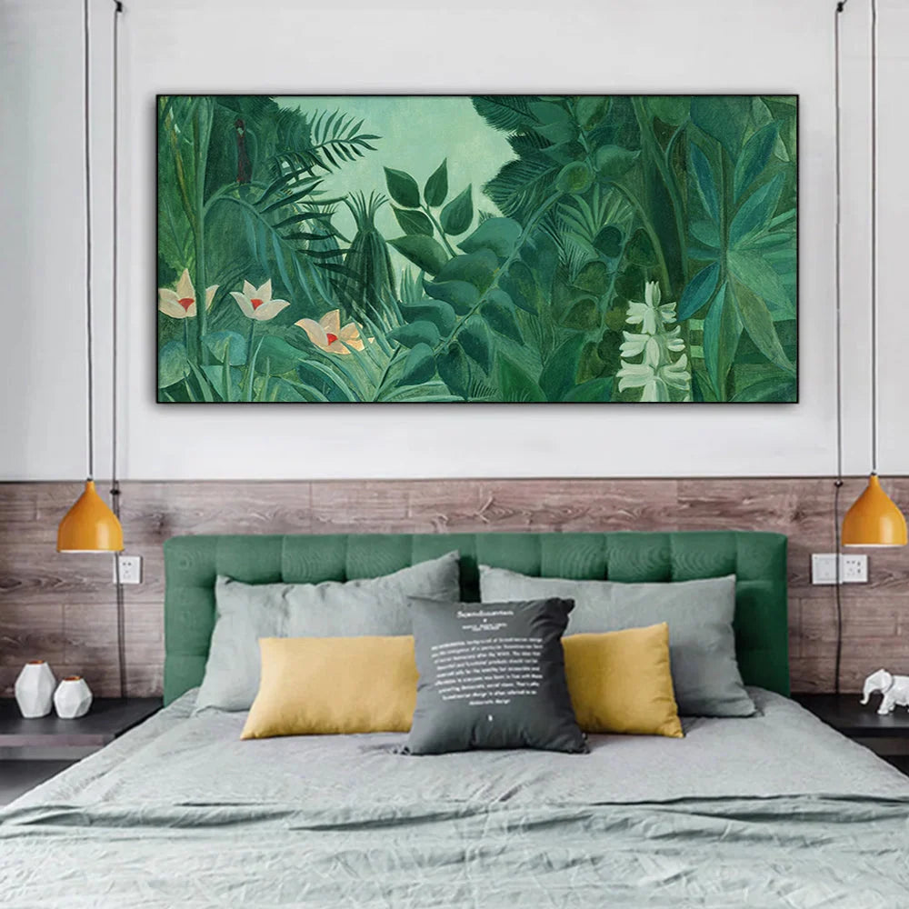 Wall Art The Equatorial Jungle Green Forest By Henri