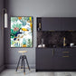 Wall Art Toucan Plants Black Frame Canvas 70x100cm - Home &