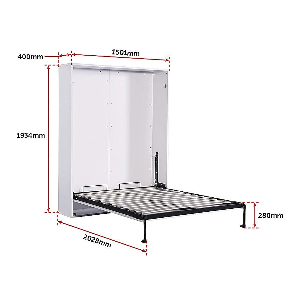 Wall Bed Double Size Diamond Edition Palermo