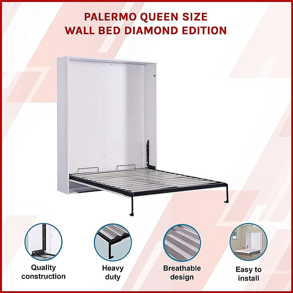 Wall Bed Queen Size Diamond Edition Palermo