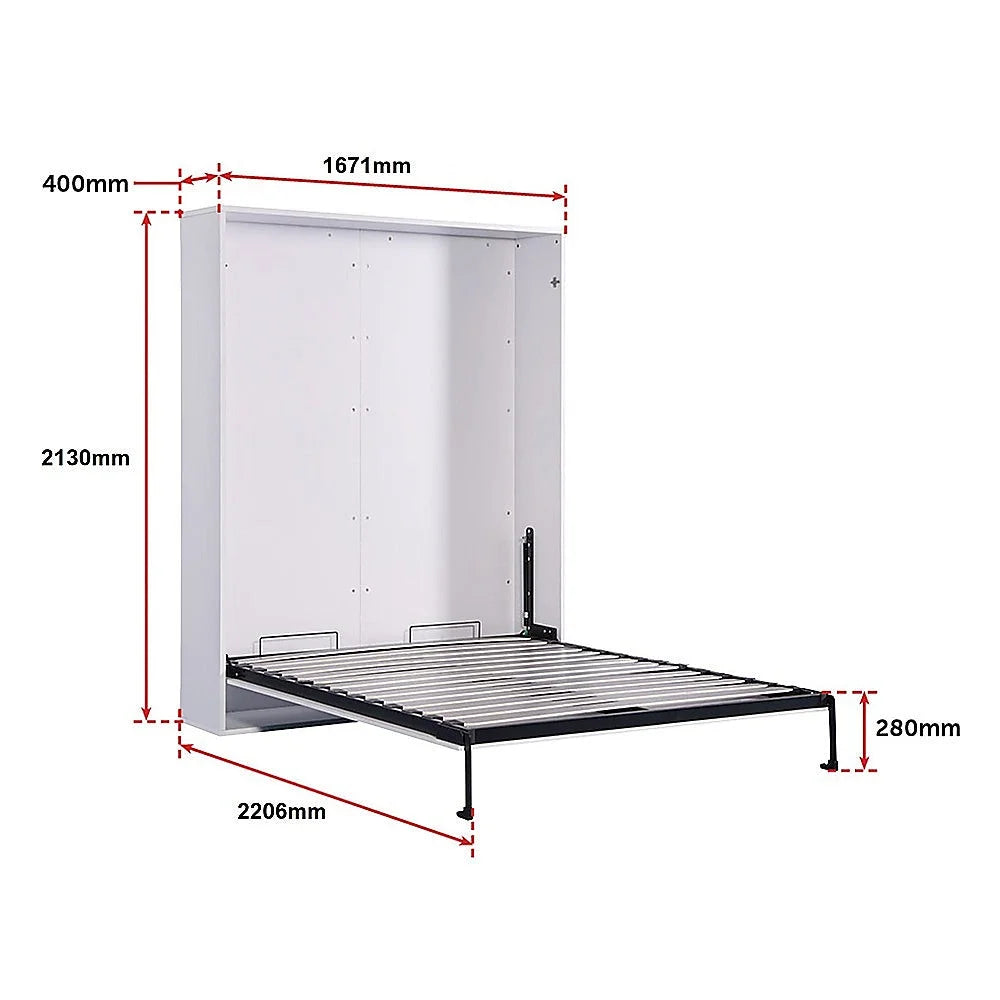 Wall Bed Queen Size Diamond Edition Palermo