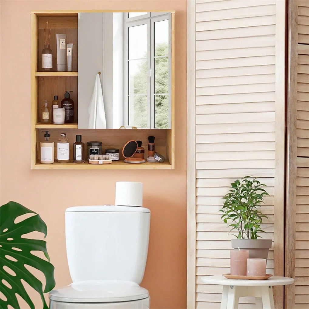Wall Cabinet Bathroom Mirror Storage Medicine