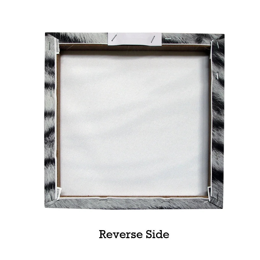 Wall Canvas Set of 3 Just Home Printed Blue Eyes Stripes