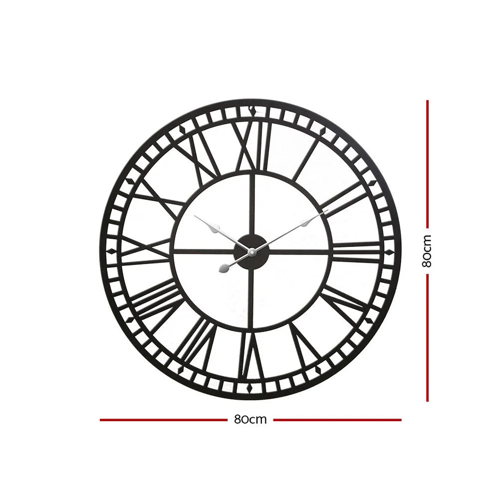 Wall Clock Large Modern Vintage Retro