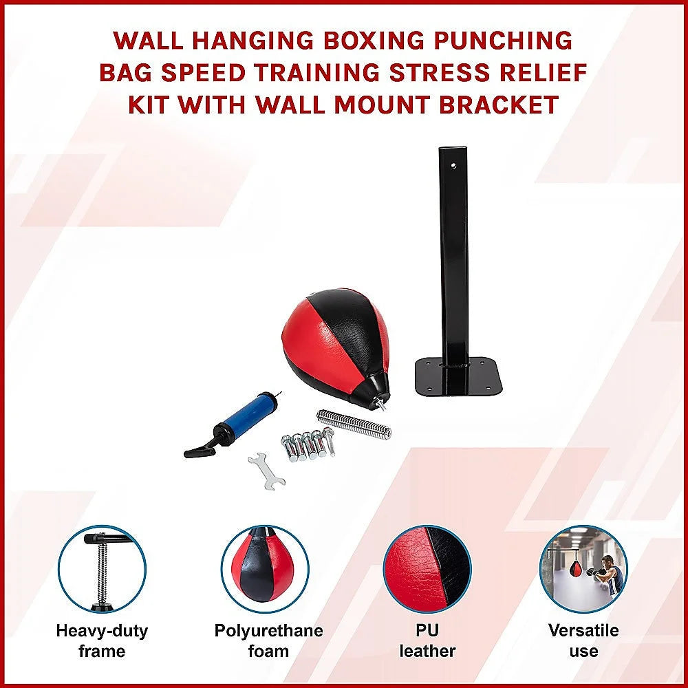 Wall Hanging Boxing Punching Bag Speed Training Stress