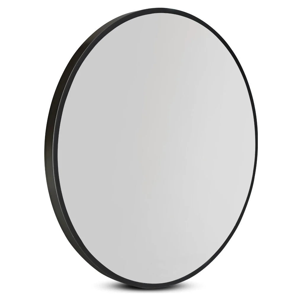 Wall Mirror Round 50cm Makeup Bathroom Frameless - Bathroom