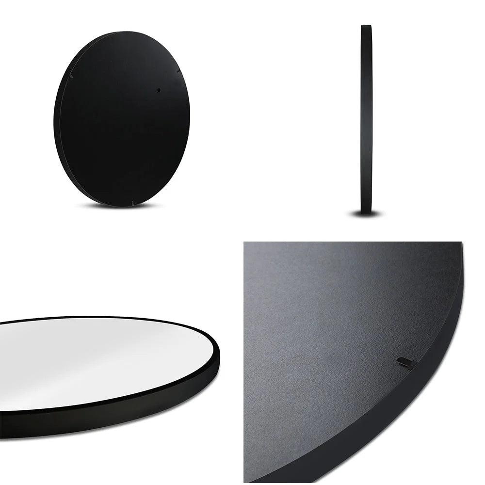 Wall Mirror Round 50cm Makeup Bathroom Frameless - Bathroom