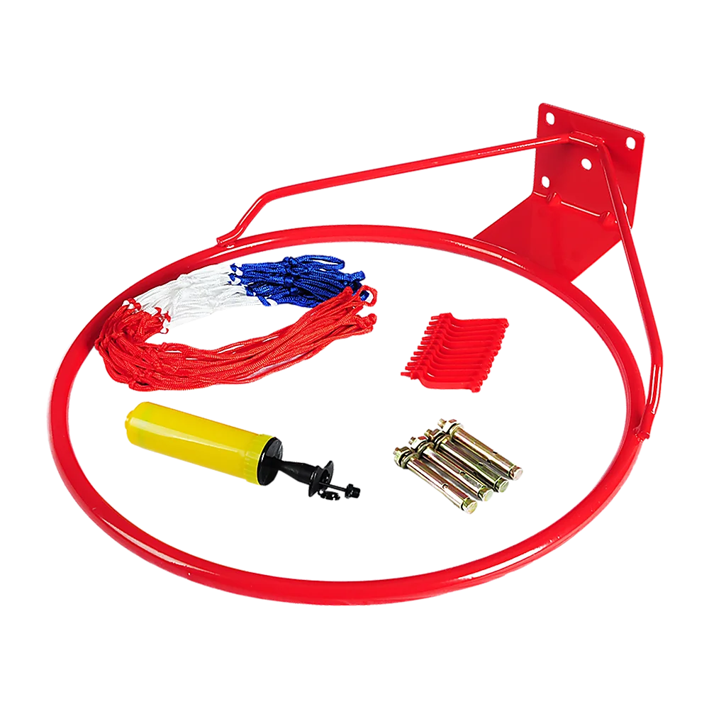 Wall Mounted Basketball Hoop Pro Size with Ring Goal Net