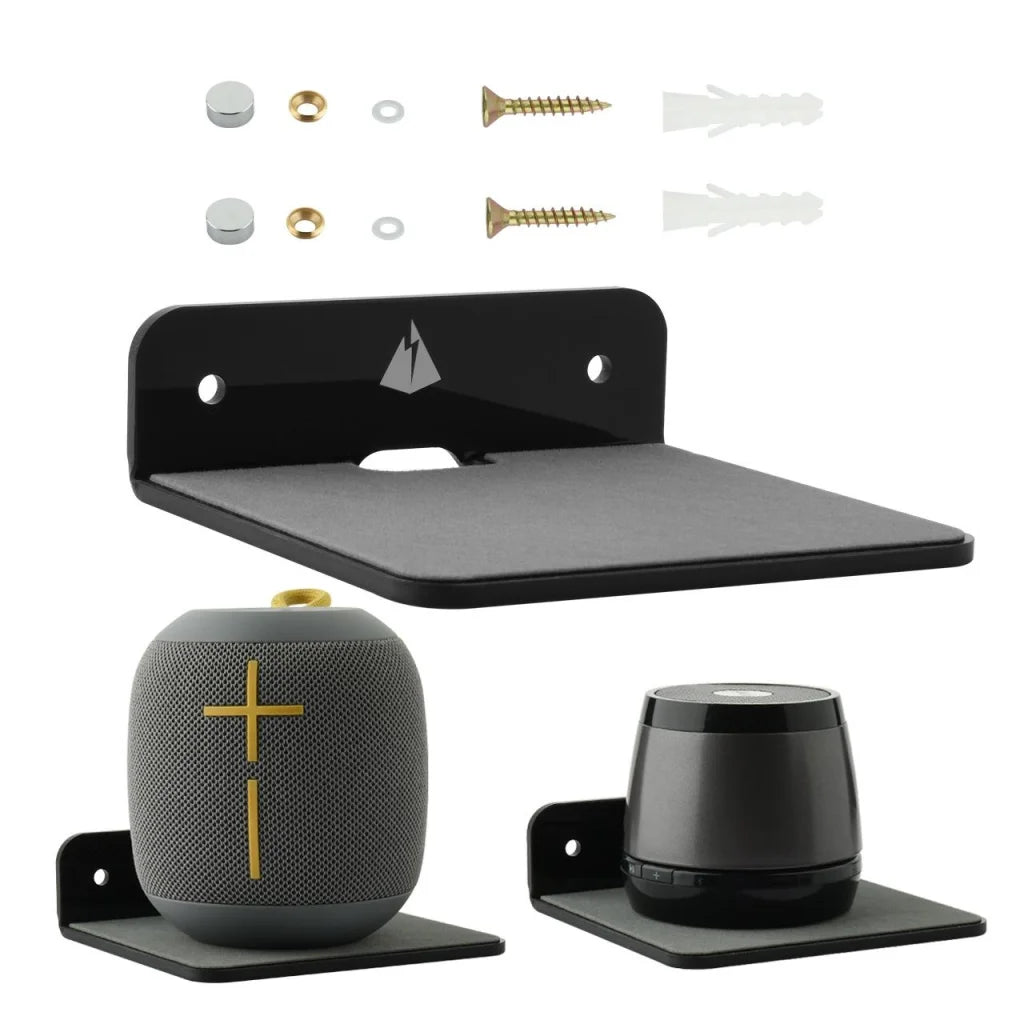 Wall-mounted Bluetooth Speaker Bracket with Phone Charging