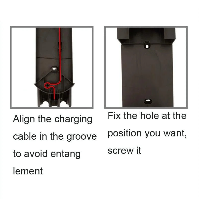Wall-mounted Charging Stand for Dyson V7 V8 Vacuum Cleaners