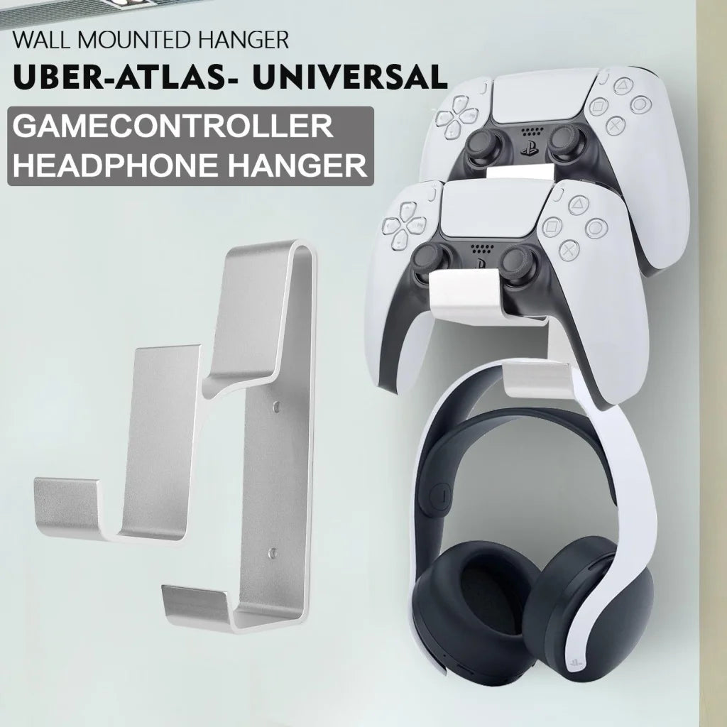 Wall Mounted Hanger For Ps5 / Ps4 - Gamepad & Headphone Combo-1915197604250128386