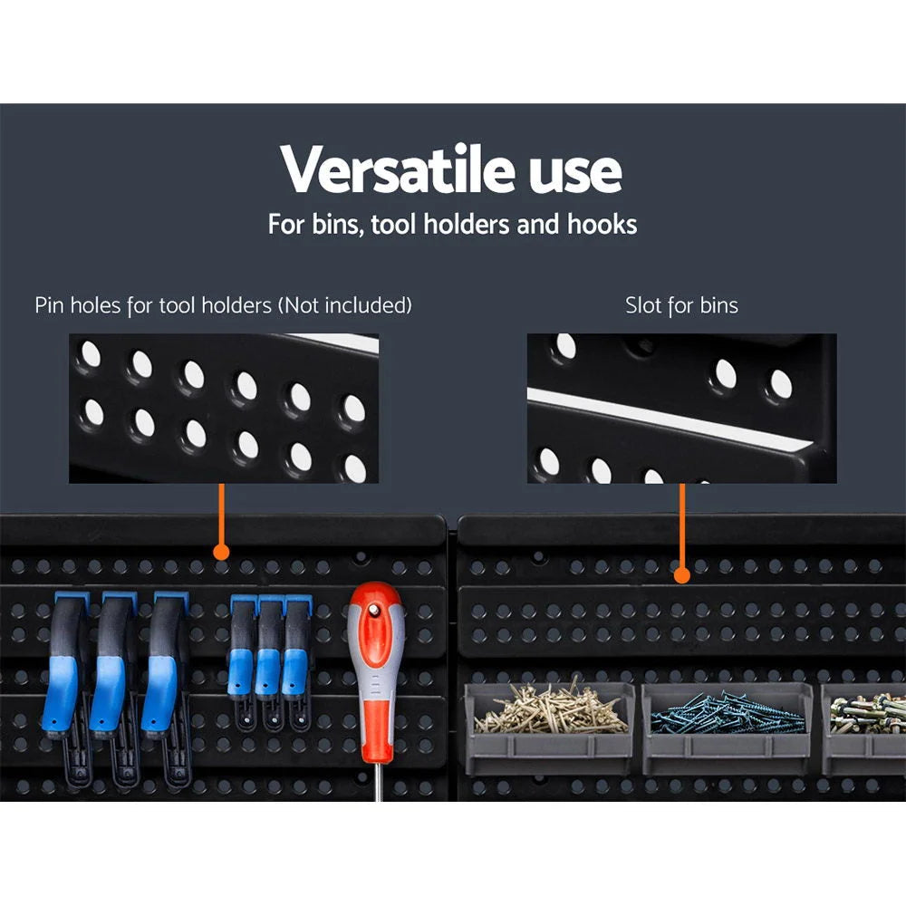 Wall-Mounted Rack Storage Organizer 30 Bin - Tools