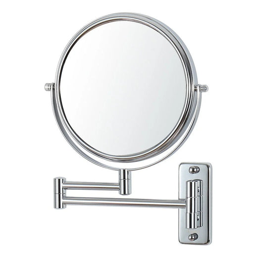 Wall Mounted Round Mirror 3x & 1x - Health & Beauty >
