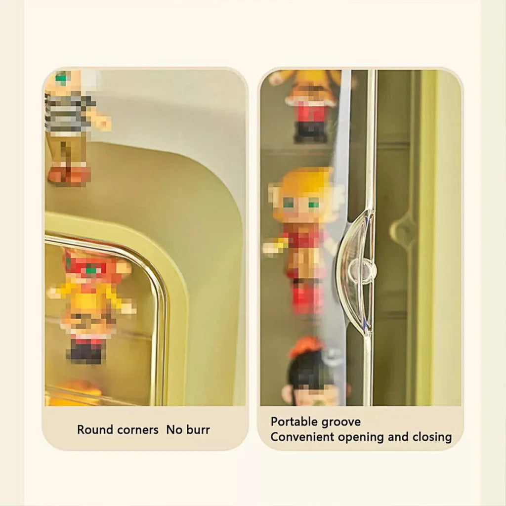 Wall Mounted Showcase Acrylic Figures Toys Display Case