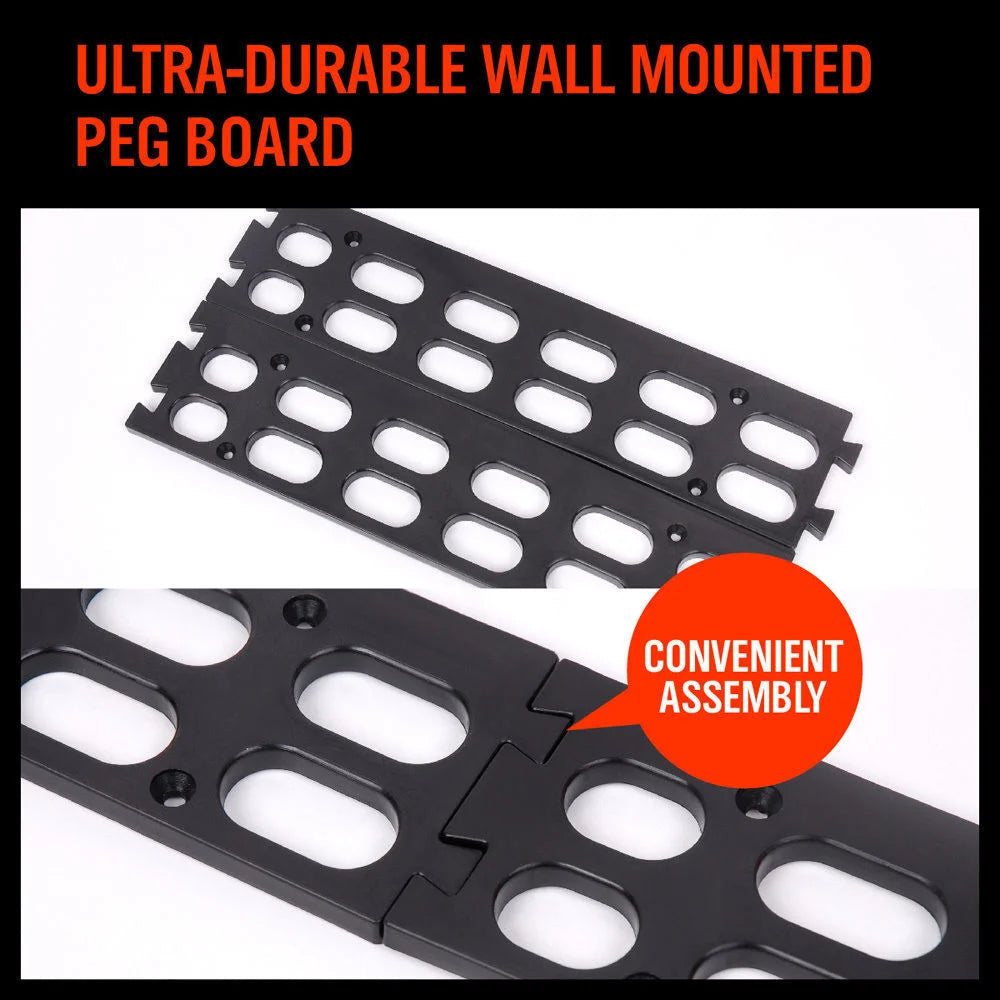 Wall Mounted Storage Bins Set 8 PC Rack Nuts Bolts