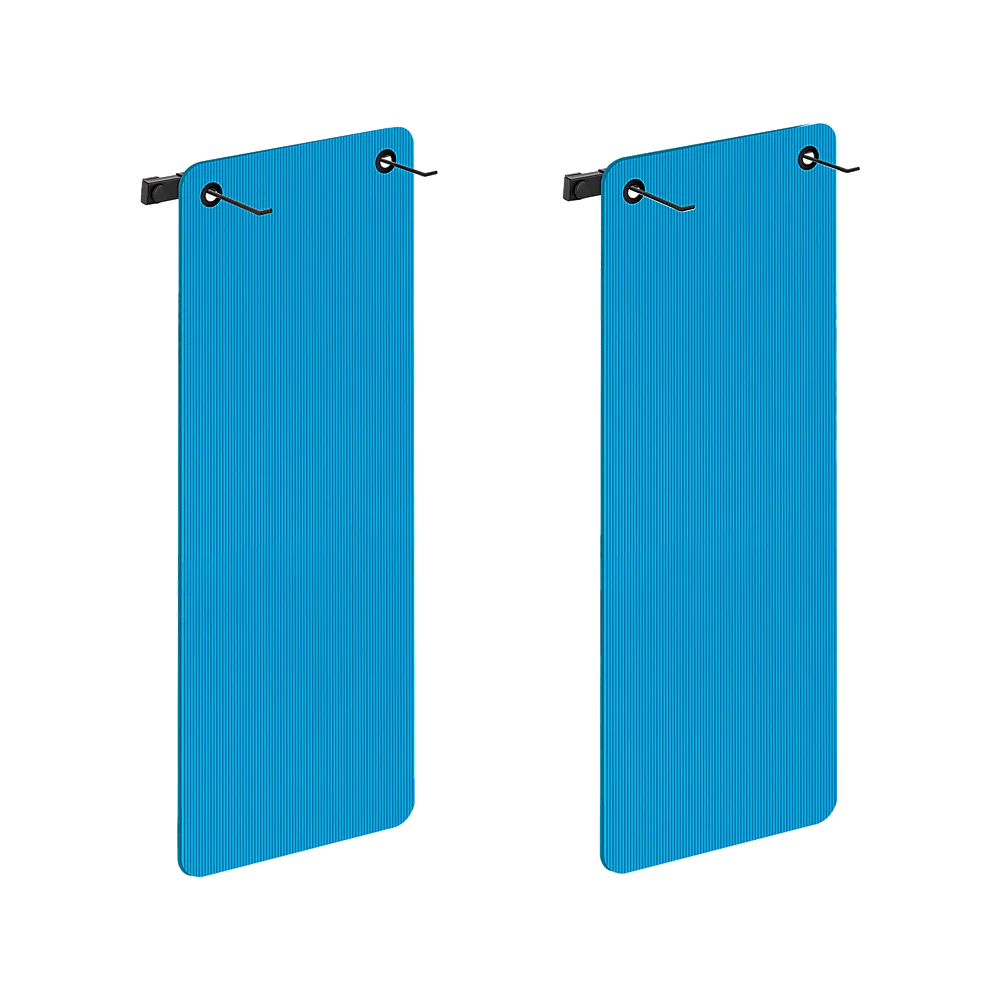 Wall-Mounted Yoga Mat & Gymnastics Equipment Storage Rack