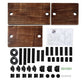 Wall Shelves Display Rustic Industrial Pipe Bookshelf