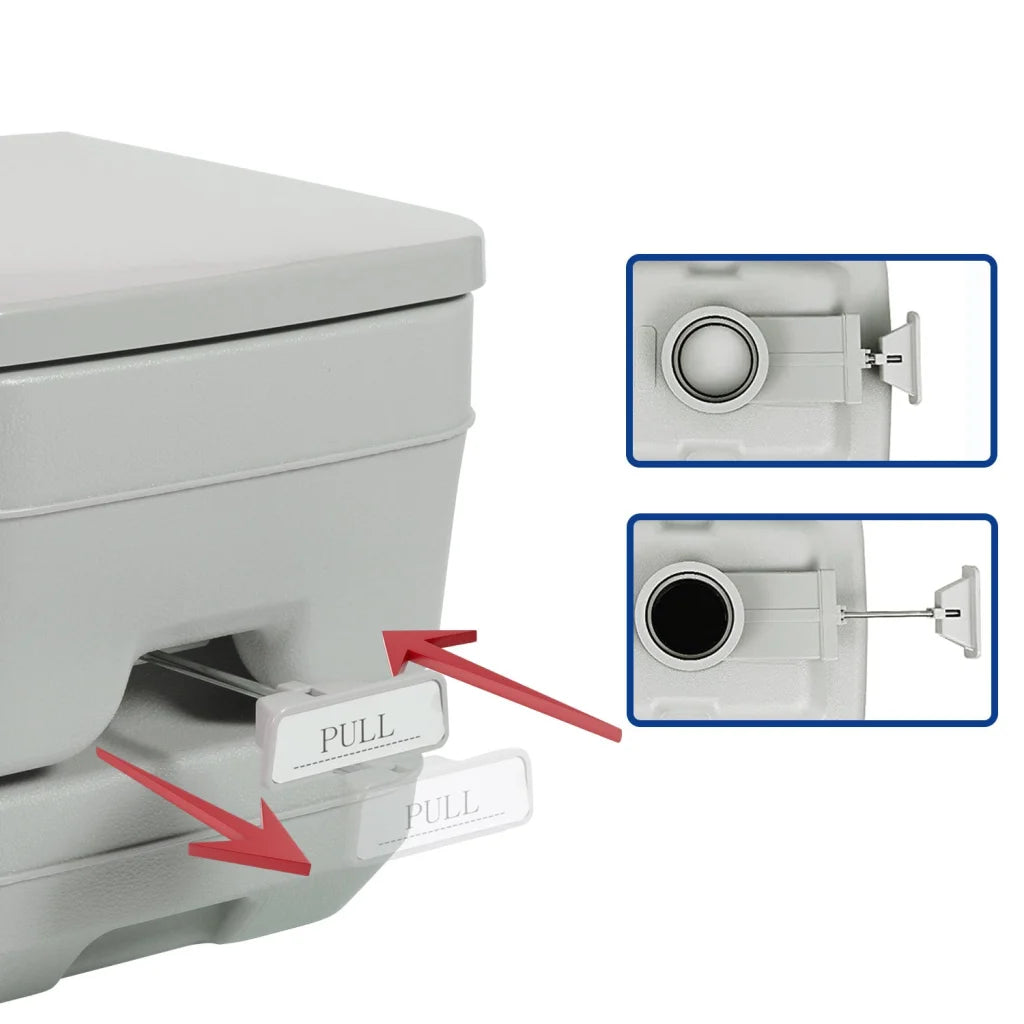 Wallaroo 10l Camping Portable Toilet - Outdoor Recreation >