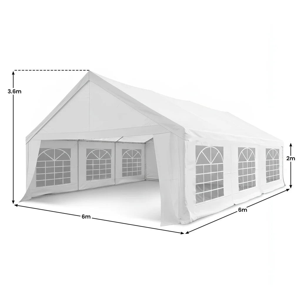 Wallaroo 6x6m Outdoor Event Marquee Gazebo Party Wedding
