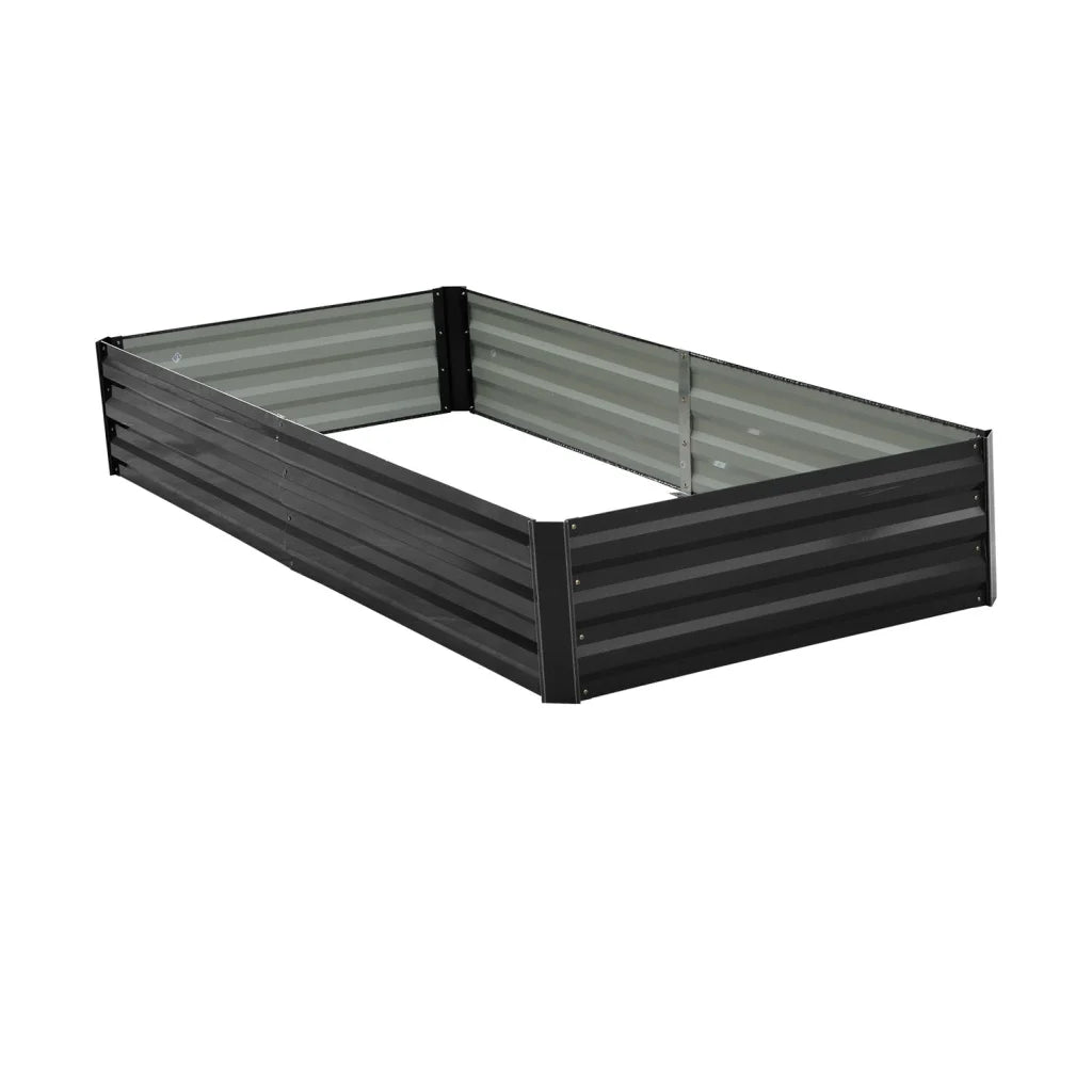 Wallaroo Garden Bed 210 x 90 x 30cm Galvanized Steel