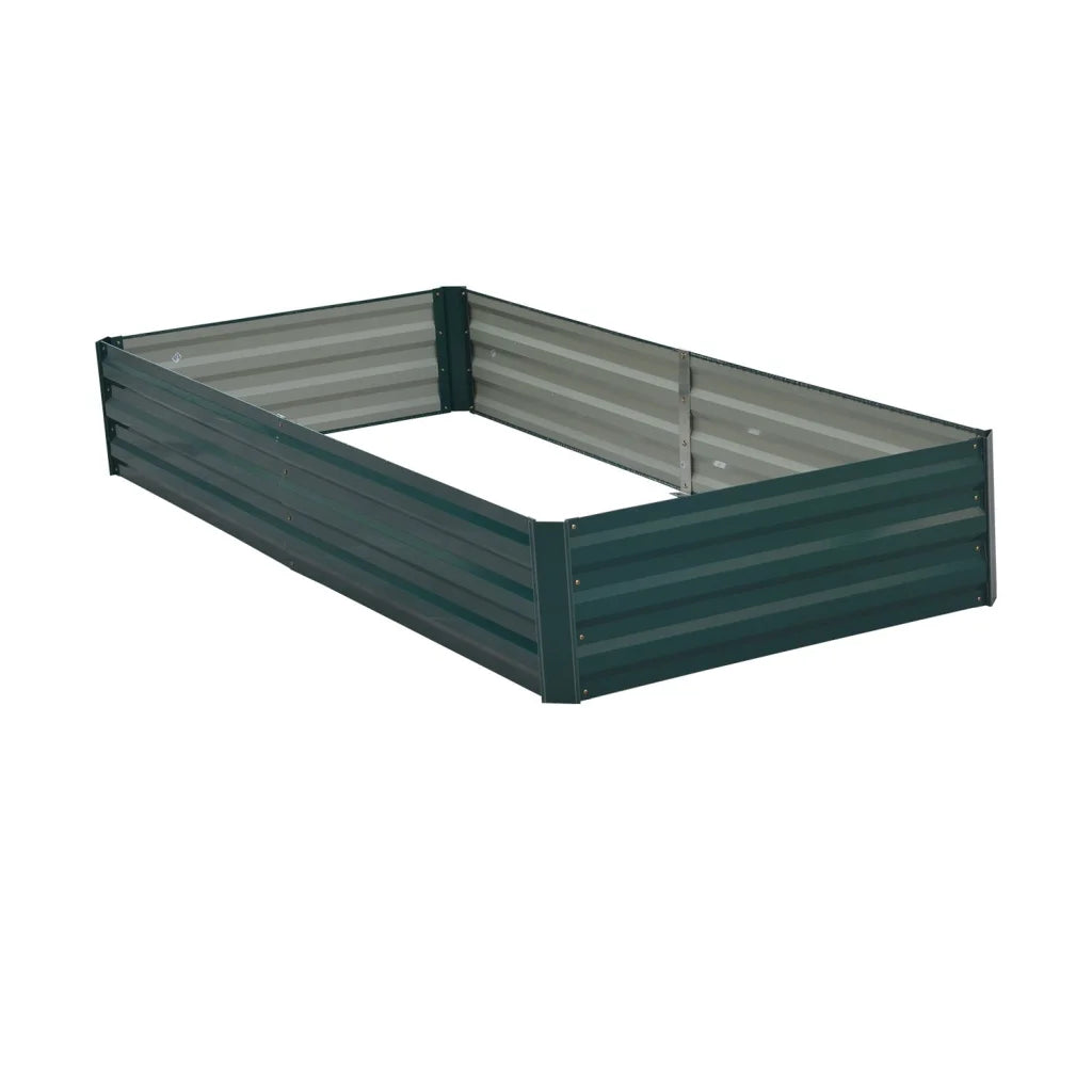 Wallaroo Garden Bed 210 x 90 x 30cm Galvanized Steel
