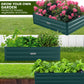 Wallaroo Garden Bed 210 x 90 x 30cm Galvanized Steel