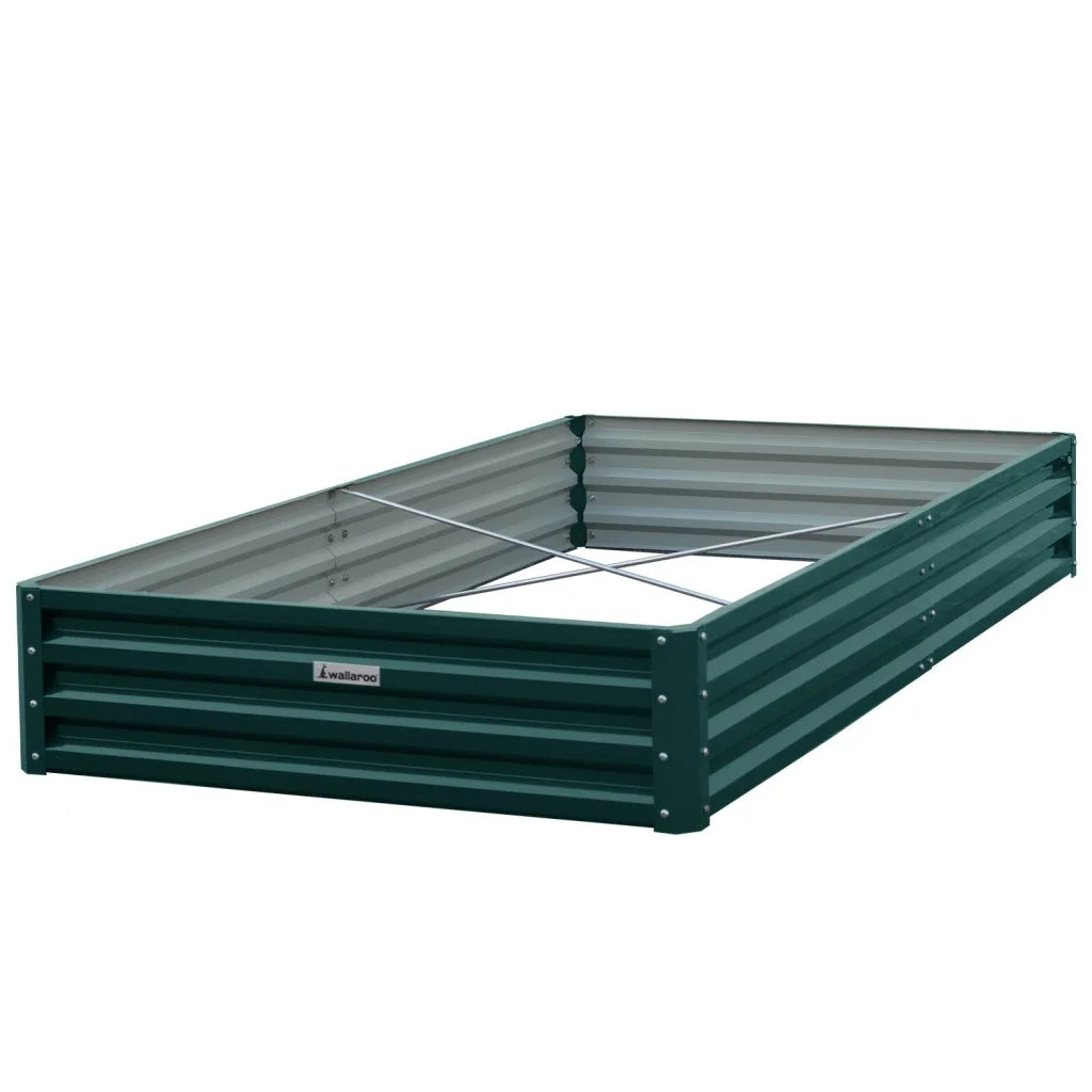 Wallaroo Garden Bed 240 x 120 x 30cm Galvanized Steel