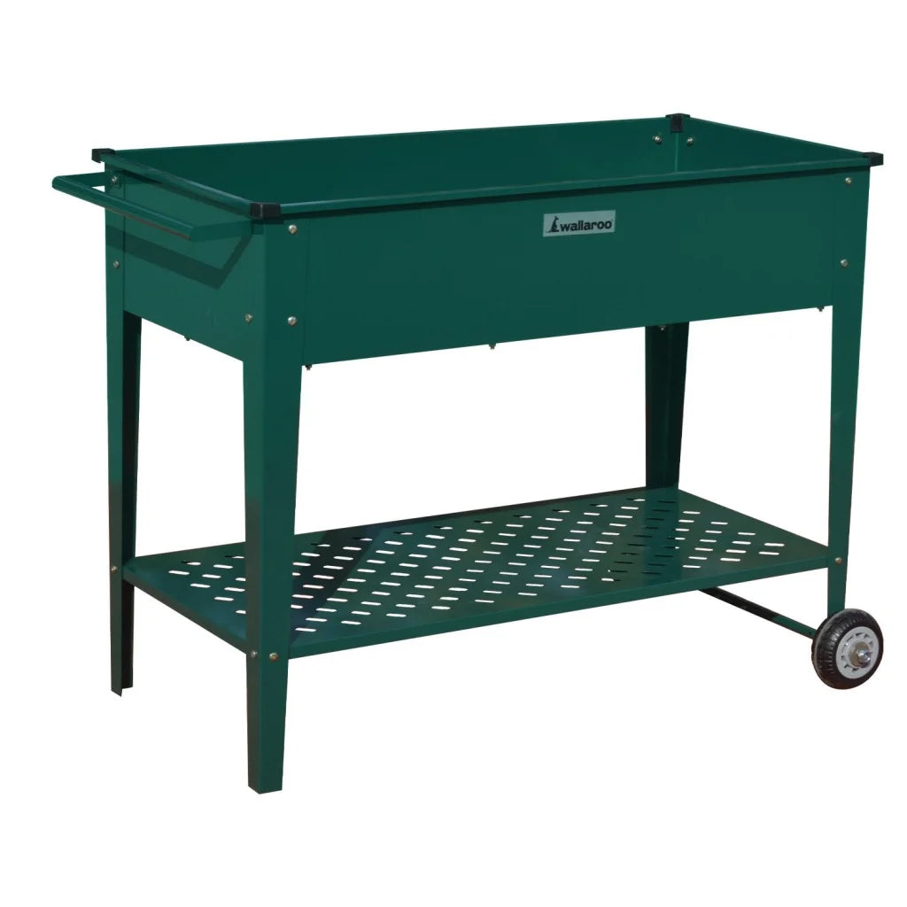 Wallaroo Garden Bed Cart Raised Planter Box 108.5 x 50.5 x