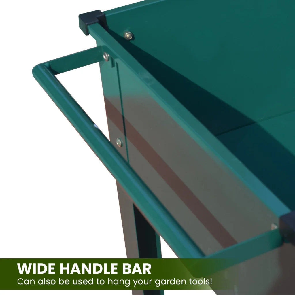 Wallaroo Garden Bed Cart Raised Planter Box 108.5 x 50.5 x