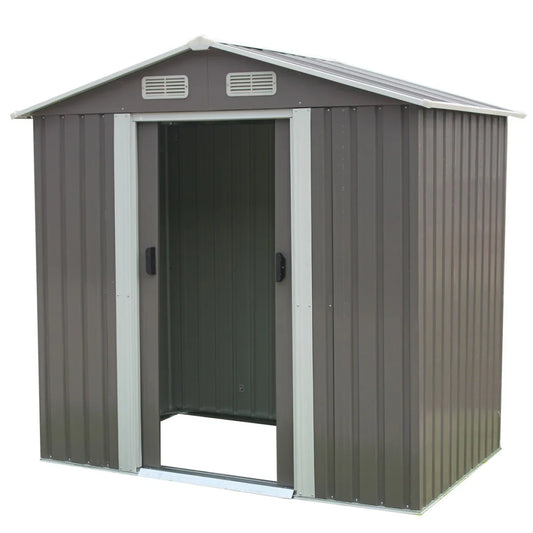 Wallaroo Garden Shed Spire Roof 4ft x 6ft Outdoor Storage