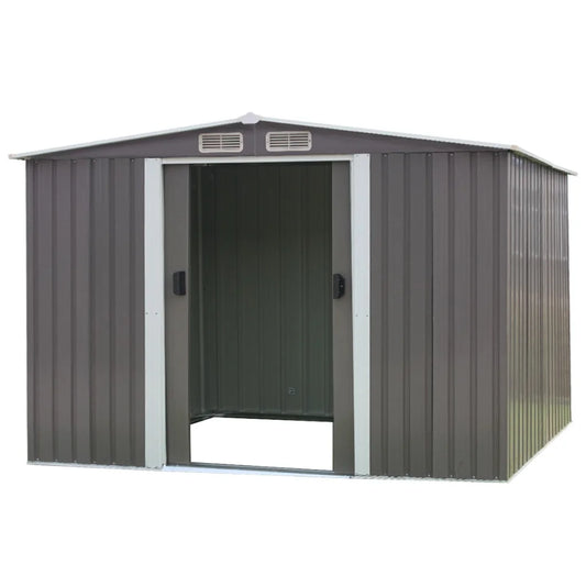 Wallaroo Garden Shed Spire Roof 8ft x 8ft Outdoor Storage